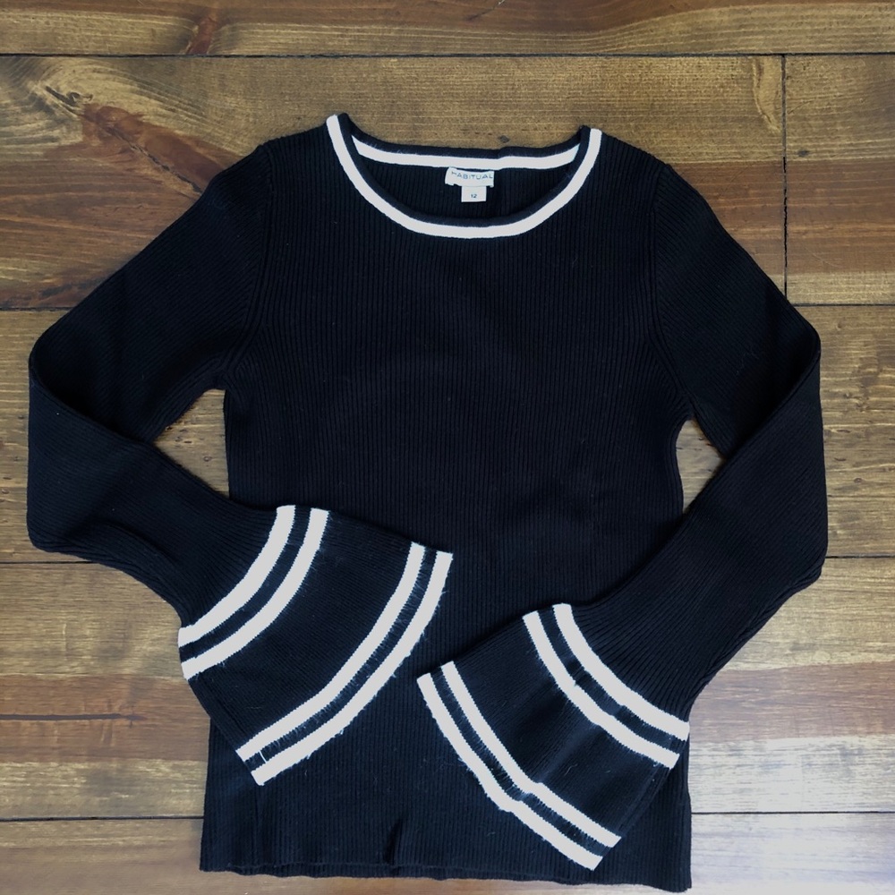 Habitual Girls Bell Sleeve Sweater